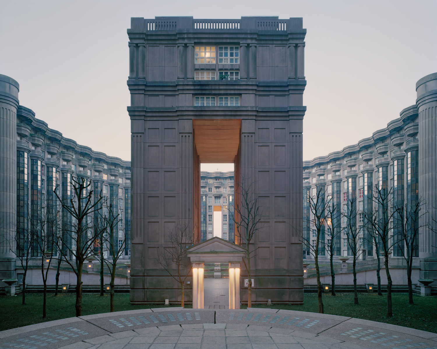 Les espaces d'Abraxas à Noisy "Souvenir d'un futur" / © Laurent Kronental