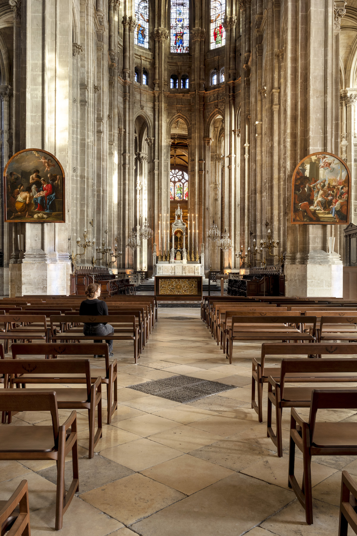 L'église Saint-Eustache / © Vincent Leroux, DA Constance Guisset Studio