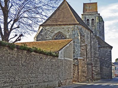 Église Saint-Thomas-Becket à Boissy-sous-Saint-Yon / © monumentum.fr