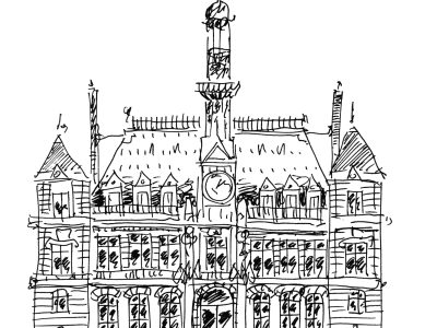Hôtel de ville de Pantin / © Thibaut Guittet