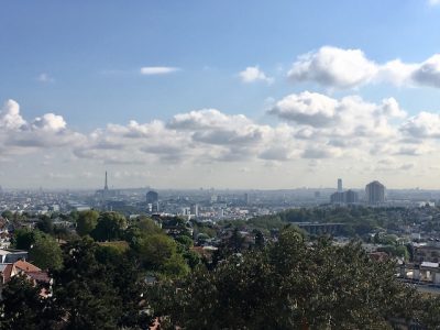 Vue sur Paris depuis le parc de l'Observatoire de Meudon / © Julie Gourhant