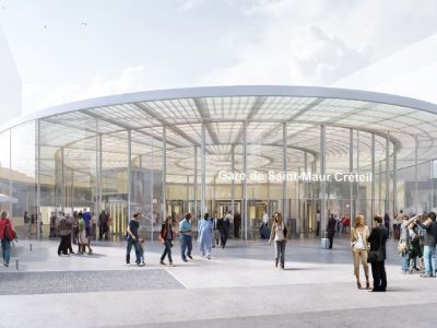 Gare de Saint-Maur - Créteil / © Société du Grand Paris