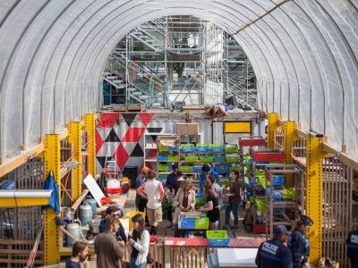 La friche Miko à Bobigny gérée par Bellastock / © Alexis Leclercq Photographie