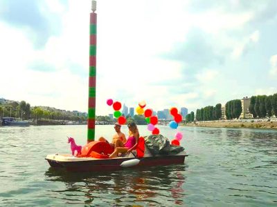 Paris - Honfleur en pédalo / © Capitaine Rémi