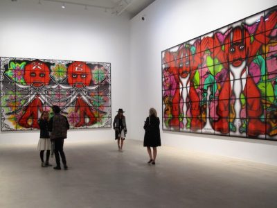 Exposition de Gilbert et George à la galerie Ropac à Pantin / Exposition 