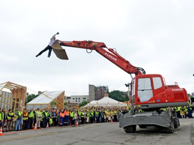 KM1 à Clamart pour le lancement des travaux du métro du Grand Paris Express / © S_D'halloy