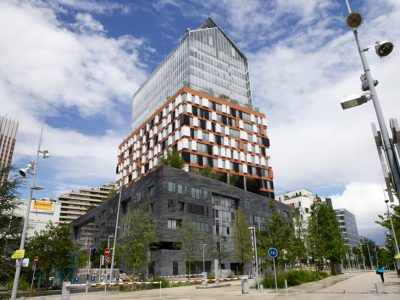 Immeuble dessiné par Jean Nouvel au coeur du quartier du Trapèze à Boulogne-Billancourt (92) / DR