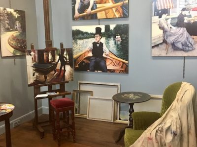 L'intérieur de la Propriété Caillebotte à Yerres / © Julie Gourhant