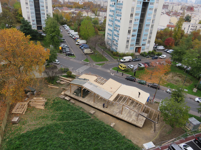 La nouvelle ferme R-Urban en construction à Gennevilliers / © aaa