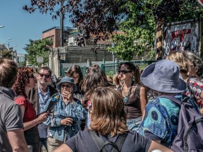 Visite sur le sentier street art du Grand Paris / © Jean-Fabien Leclanche