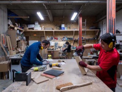 Le Fablab Ici Montreuil à Montreuil / @ Julien Dominguez