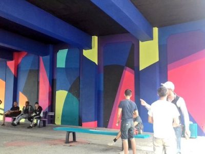 La Street Art Avenue le long du canal Saint-Denis / © Mona Prudhomme pour Enlarge your Paris