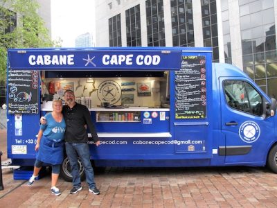 Foodtruck La Cabane de Cape Cod à La Défense / © Mona Prudhomme pour Enlarge your Paris