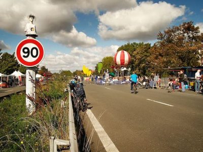 Opération La Voie est libre sur l'A186 à Montreuil / © La Voie est libre