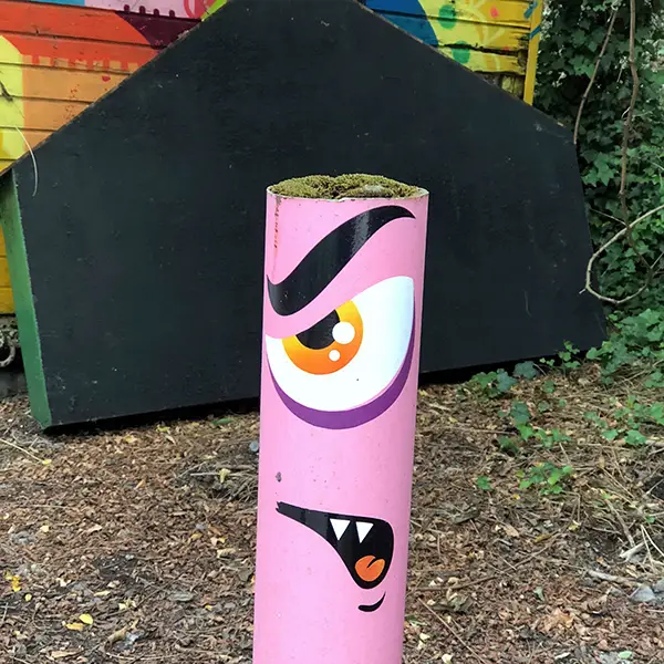Street Art à l'entrée du Fort d'Aubervilliers