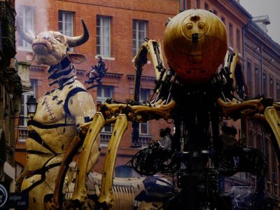 La parade du Minotaure de la compagnie Les Machines à Toulouse début novembre / © Guillaume Carta (Creative commons – Flickr)