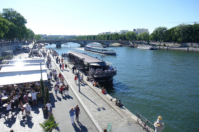 Les berges de Seine rive gauche / © Guilhem Vellut Creative commons - Flickr)
