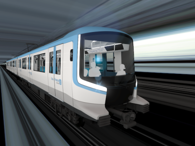 Une rame du futur métro du Grand Paris Express / © Alstom
