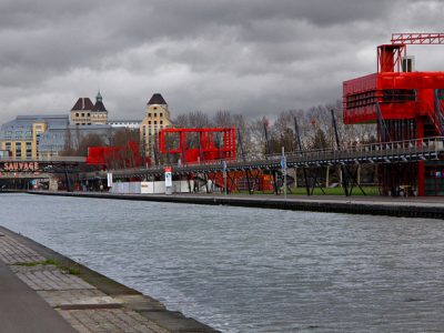 Le canal de l'Ourcq à La Villette / Guillaume Baviere (Creative commons - Flickr)