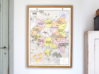 Carte du Grand Paris / © Emile en Ville