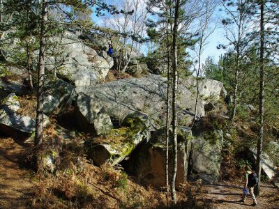 Le circuit des 25 bosses en forêt de Fontainebleau / © Jérôme Bon (Creative commons - Flickr)