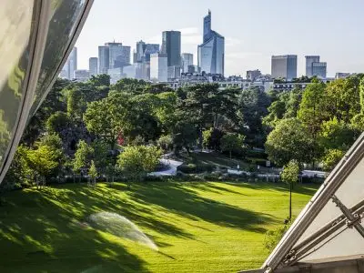Le bois de Boulogne vu depuis la Fondation Louis-Vuitton / © Ninara (Creative commons - Flickr)