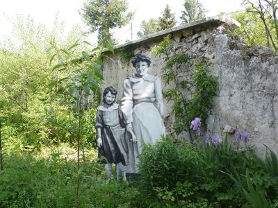 Land Art aux Murs à pêches à Montreuil / © La Fée des friches