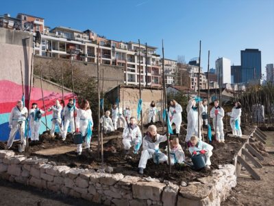 La pépinière Vive les Groues ! à Nanterre / © Thierry Boutonnier