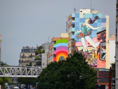 Fresques street art géantes sur le 