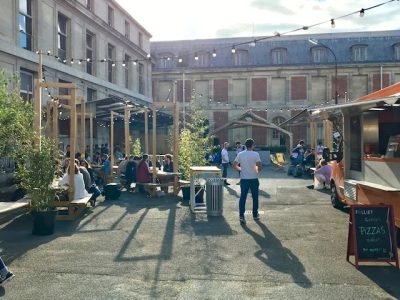 La terrasse du pavillon 