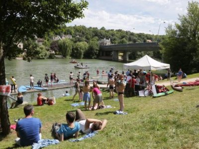 Le Big Jump sur la Marne à Saint-Maur / © Marne Vive