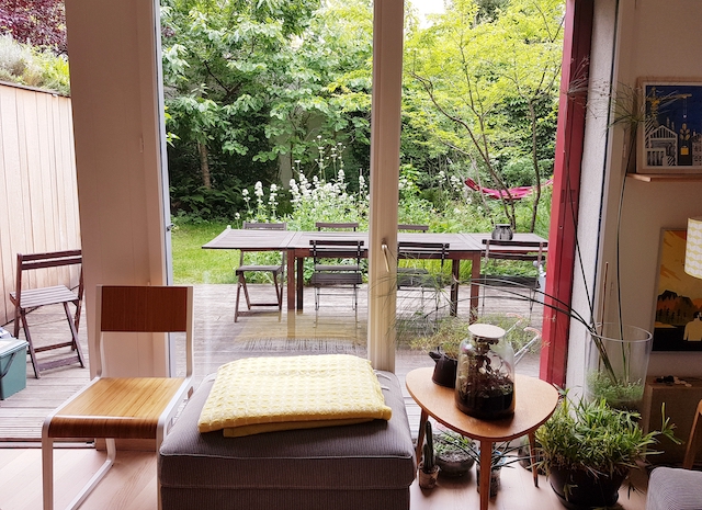 Le jardin de Leslie Garcias, autrefois entièrement bétonné / © Mona Prudhomme pour Enlarge your Paris