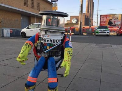 Le robot autostoppeur Hitchbot / © Hitchbot