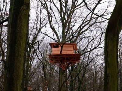 L'une des cabanes de 