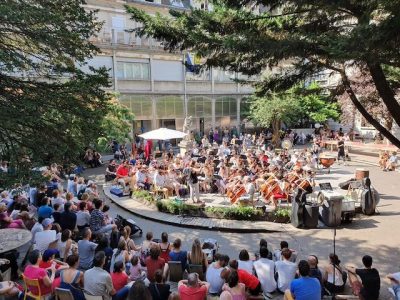 L'Orchestre impromptu aux Grands Voisins à Paris / © Orchestre impromptu
