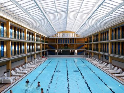 Le bassin d'hiver de la piscine Molitor à Paris / © Solenn Cordroc'h pour Enlarge your Paris