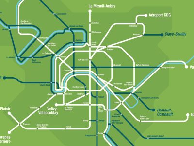 La carte du RER Vélo / © Institut Paris Region