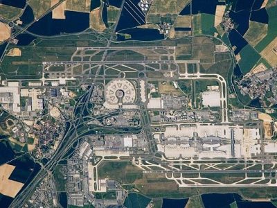 L'aéroport de Roissy dans le Val-d'Oise / © NASA (Creative commons)