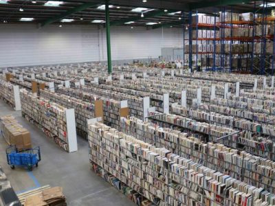 Les entrepôts de RecycLivre dans le Grand Paris / © RecycLivre