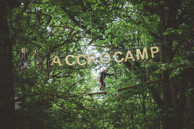 Le parc d'accrobranche AccroCamp / © AccroCamp