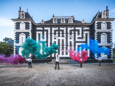 Le château de Pressigny-les-Pins où se tient le festival de street art LaBel Valette / @ Urban Art Paris