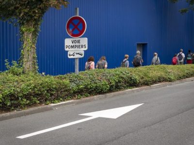 Jour 1. Parc des expositions de Villepinte, entre la ligne du RER B, l'A1 et l'aéroport Charles-de-Gaulle. Marche le long du tracé de la future Ligne 17 du Grand Paris Express / © Jérômine Derigny pour Enlarge your Paris