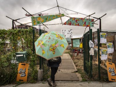 Jour 12. La friche culturelle de l’Espace imaginaire à la Plaine Saint-Denis, entre le nouveau campus Condorcet et les reliquats de la Petite Espagne / © Jérômine Derigny pour Enlarge your Paris
