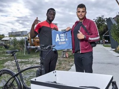 Créée en juin 2020, la coopérative Riders social club propose un service de livraison en vélo cargo dans le Grand Paris / © Riders social club