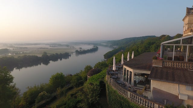 Le panorama sur la Seine et le Parc naturel régional du Vexin depuis le Domaine de la corniche à Rolleboise / © Domaine de la corniche