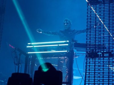 Jean-Michel Jarre en 2018 au festival Coachella en Californie / © Raph_PH (Wikimedia commons)