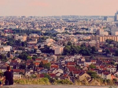 Le Grand Paris vu de la butte des Châtaigniers à Argenteuil / © Steve Stillman pour Enlarge your Paris