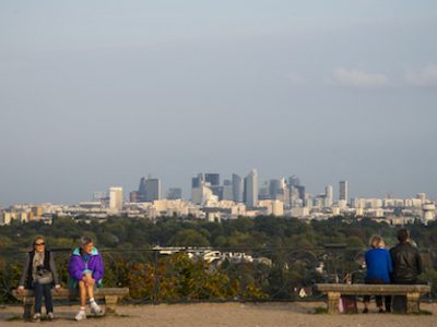 La vue sur La Défense depuis le Grand Parterre du château de Saint-Germain-en-Laye / © Jérômine Derigny pour Enlarge your Paris