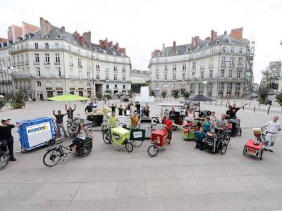 Lancés à Nantes en 2015, Les Boîtes à vélo, qui cherchent à promouvoir l’entreprenariat à vélo, compte désormais sept association en France dont une à Paris depuis 2017 / © Les Boîtes à Vélo