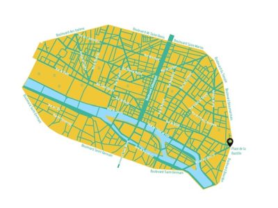 Les rues concernées par la zone à trafic limité à Paris / DR